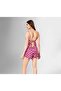 Women'S, Dark Pink, 3-Piece Shorts Set - 2