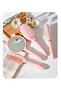 Pillow Comb Set with Hd Mirror, Needle Brush, Plastic Handle, Hairdresser Comb, 4 Pieces in Gift Box - 3