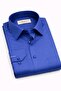Parletti Long Sleeve Classic Men's Cotton Satin Shirt 7606 - 4
