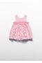 Abel&Lula Stylishly Designed Girl's Dress with Floral Appliques_Mnvs5005 - 2