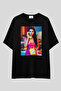 Selena Gomez Neon T-Shirt |   Unisex 100% Cotton Black & White Printed Custom Design Tee
