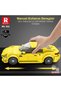 Technic 823 1/24 Granturismo Maserati Yellow Sports Car Creative Building Block Set Building Block - 6