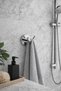Chrome V Fork Robe Hanger