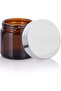 10 Pieces 50 ml Luxury Glass Cream Jars - Leak-Proof Amber Cream Jar Set - 4
