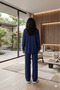 Women's Ultra Soft Modal Cotton Side Snap Detail Elastic Waist Comfortable Cut Top and Bottom Set - 3