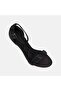 Women's Black Adjustable Buckle Stone Heeled Evening Dress Sandals - 7