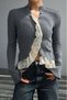 Women's Lace Detailed Buttoned Knitwear Cardigan - 5