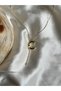 100% Steel Gol Letter C Low-Cut Necklace