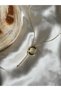 100% Steel Gol Letter C Low-Cut Necklace - 3