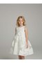 Girl's Bow Detailed Special Occasion Dress - 3