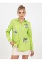 Floral Lace Detailed Regular Fit Woven Shirt Ss26Go0011 - 4