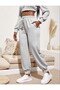 Comfortable Cut Women's Ribbed Leg Sweatpants (Regenerated Fabric) - 2