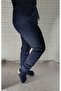 Comfortable Cut Women's Ribbed Leg Sweatpants (Regenerated Fabric) - 4