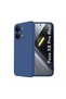 Poco X8 Pro Max 5g Compatible Silicone Case - Pastel Color Flexible Cover with Camera Protection - Navy Blue