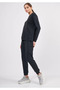 Comfortable Cut Women's Ribbed Leg Sweatpants (Regenerated Fabric) - 2