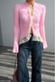 Women's Lace Detailed Buttoned Knitwear Cardigan - 4