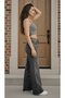 Harry 90's Snow Gray Lycra Super Extra High Waist Palazzo Loose Jean Trousers - 3