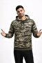 Men's Camouflage Patterned 2 Thread 4 Season Hooded Kangaroo Pocket Hoodie Sweatshirt - Camouflage - 4
