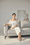Strapless Madonna Collar Midi Wedding Dress with Slit Pencil Evening Dress with Crepe Fabric Lining Stylish - 6