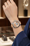 V.1.33.0.259.4 36 mm Women's Wristwatch with Beige Leather Strap Sapphire Glass 2 Years Warranty - 4