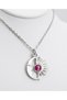 Ay&Güneş Natural Stone Steel Women's Necklace
