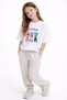 Kpop Demon Hunters Hunterix Zoey Rumi Mira Printed Girls' T-Shirt (4-13 Years) - Huntr/X - 2