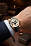 V.2.25.2.173.4 Men's 45 mm Watch with Black Leather Strap Sapphire Glass 10 Atm Water Resistant - 4