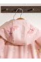 Printed Hooded Girl's Bathrobe - 4