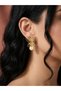 Füsun Earring Butterfly Earring – Gold Vintage Inspired Elegant Stylish Design - 3