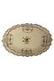 Diana 2 Size Kayak Plate with Vintage Floral Pattern and Gold Detail - 2