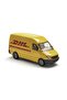 Siku 1085 Dhl Post Van Metal Model Courier Cargo Minibus Diecast Collectible Car Model Yellow 8.2 cm - 5