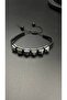 Hematite Men's Natural Stone Macrome Design Balance, Durability - Self-Esteem Pyramid Aries, Scorpio, Capricorn, Aquarius - 4