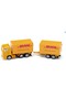 Siku Dhl Tir Truck with Trailer Diecast Toy Model Collectible Metal Tow Truck with Trailer Licensed 15.2 cm - 3