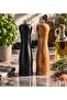 Set of 2 Wooden and Black Salt Shakers - 4