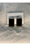 Black Stylish Design Earrings. Does Not Darken, Anti-Allergic.