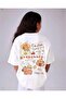 Lily Cokrem Good Luck Capybara Printed Cotton Oversize Unisex Kids T-Shirt - 2