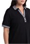 Women's Plus Size Striped Sho Fabric Black Dress - 4
