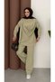 Cast Collar Double Bottom Top Lady Set - 2