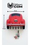 Vosvos Model Design Red Color 3D Printing Decorative Key Hanger
