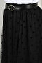 Flock Tulle Skirt N2700 Black - 3