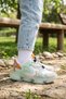 Girls'/Boys' Sports Shoes - Mint Green Orange, Transparent Balloon Sole - Orthopedic