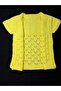 Seamless Hand Knitted Yellow Baby Vest - 3