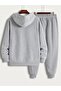 2-Piece Tracksuit Set - Hooded Sweatshirt and Jogger Sweatpants - 3