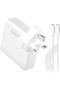 61W USB C Power Adapter for MacBook Pro/Air 13/14 Inch, Power Adapter with Type C Power Cord Supply - 3