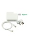 61W USB C Power Adapter for MacBook Pro/Air 13/14 Inch, Power Adapter with Type C Power Cord Supply