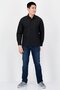 Jeans Men Regular Fit Textured Long Sleeve Casual Shirt, Black - 4
