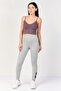 Women Tight Fit Outdoor Leggings, Grey - 2