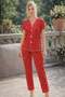 Women's 01599 Short Sleeve Camisole Pajama Set - 2