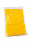 Yellow Plastic Knife Set of 25 Serrated Tip Straight Handle Disposable Party Birthday Picnic - 2