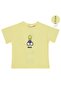 Girl's T-Shirt for Ages 6-9 - Yellow - 3